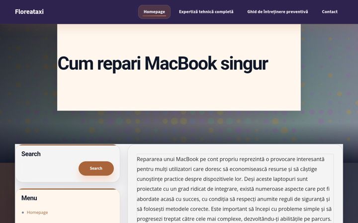 Screenshot of floreataxi.ro
