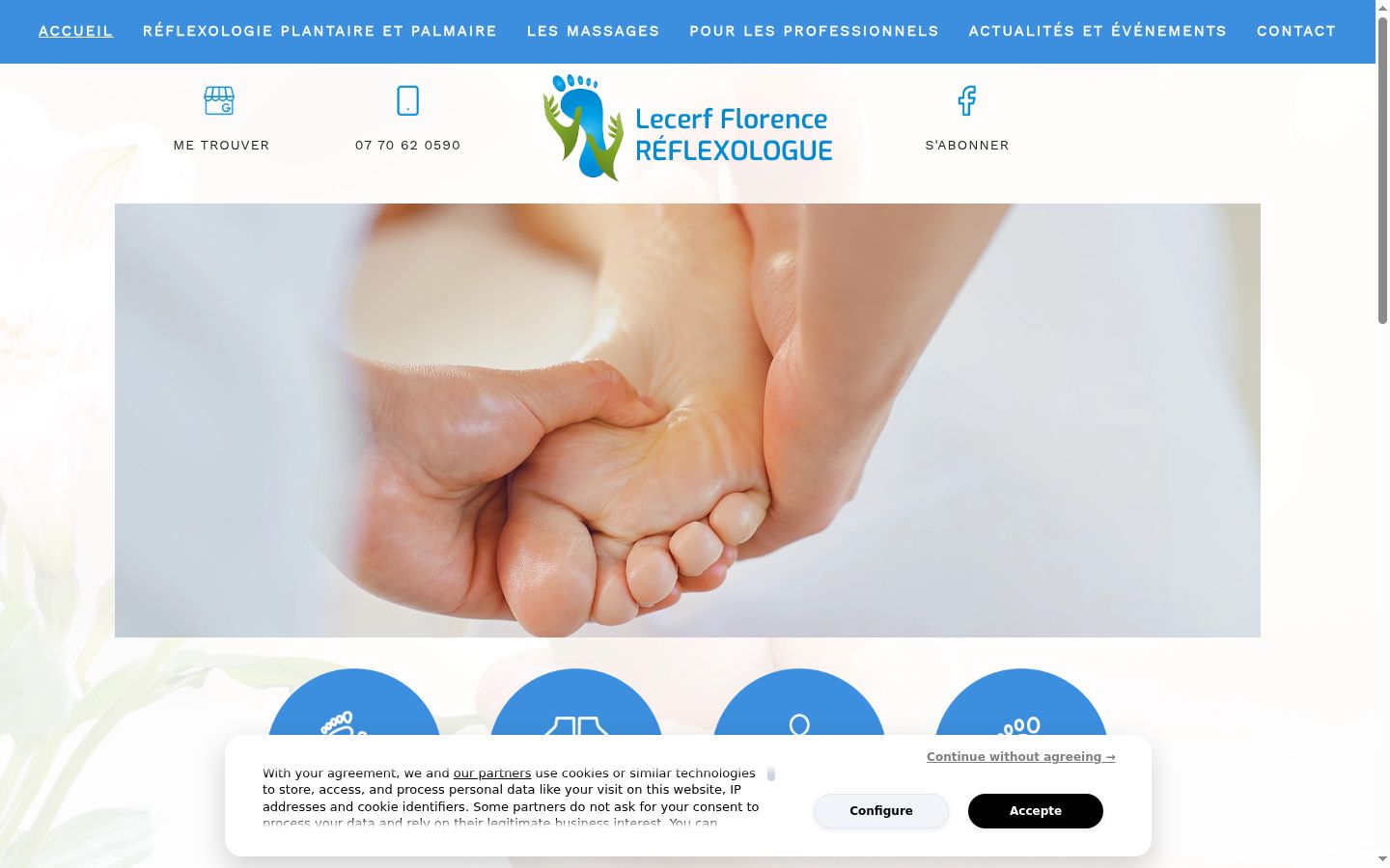 Screenshot tal-banner tal-kunsens muri qabel kwalunkwe interazzjoni