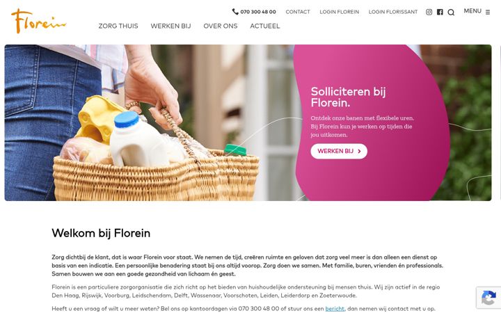 Screenshot of florein.nl