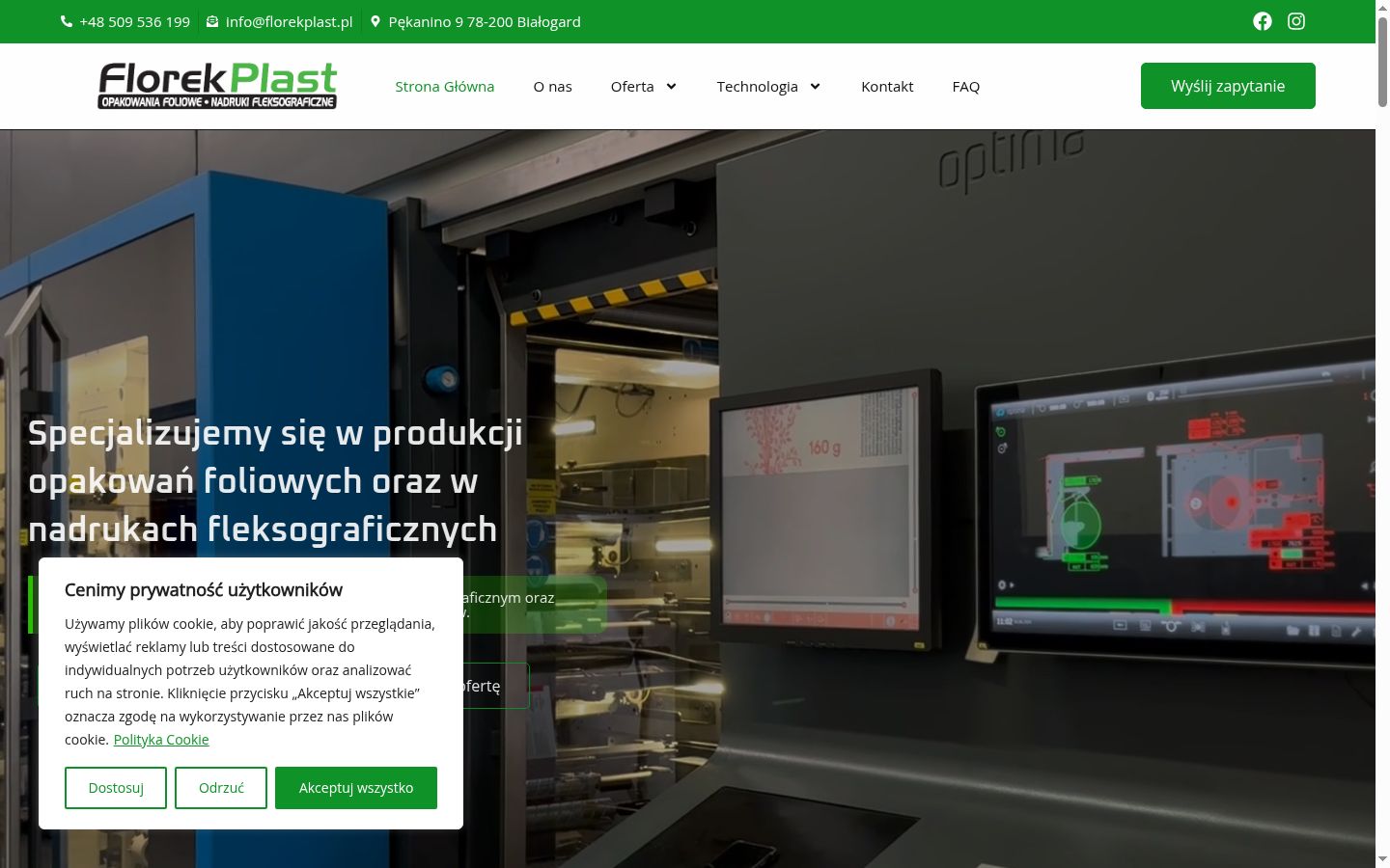 Screenshot tal-banner tal-kunsens muri qabel kwalunkwe interazzjoni