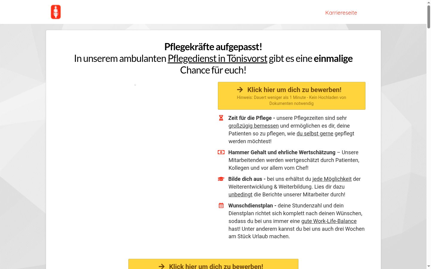 Screenshot des Einwilligungsbanners vor jeglicher Interaktion