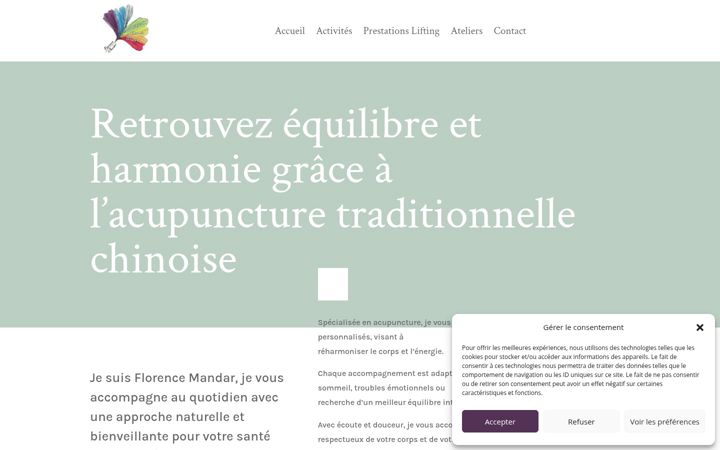 Screenshot of florence-mandar-energeticienne.fr