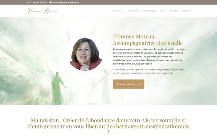 Screenshot of florence-moreau.com