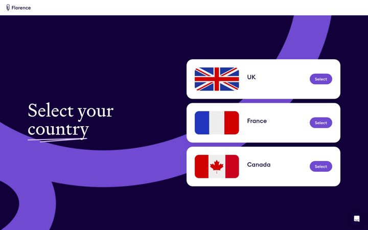 Screenshot of florenceapp.com