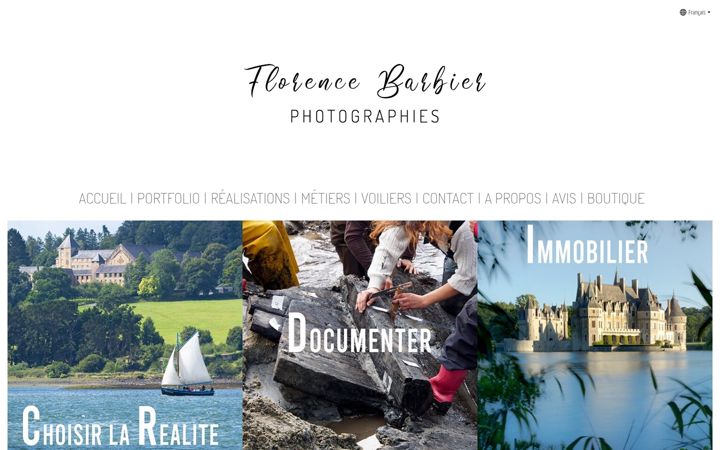 Screenshot of florencebarbier.com