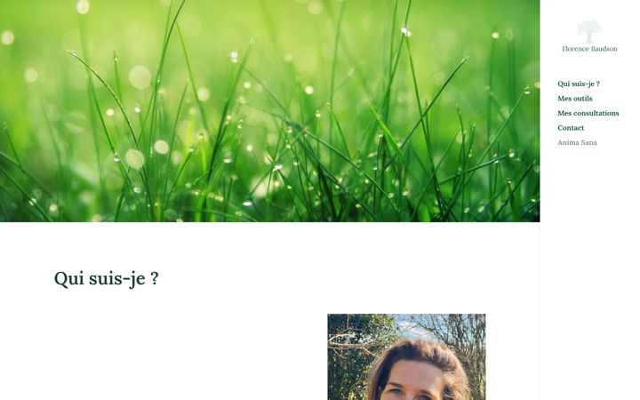 Screenshot of florencebaudson.be