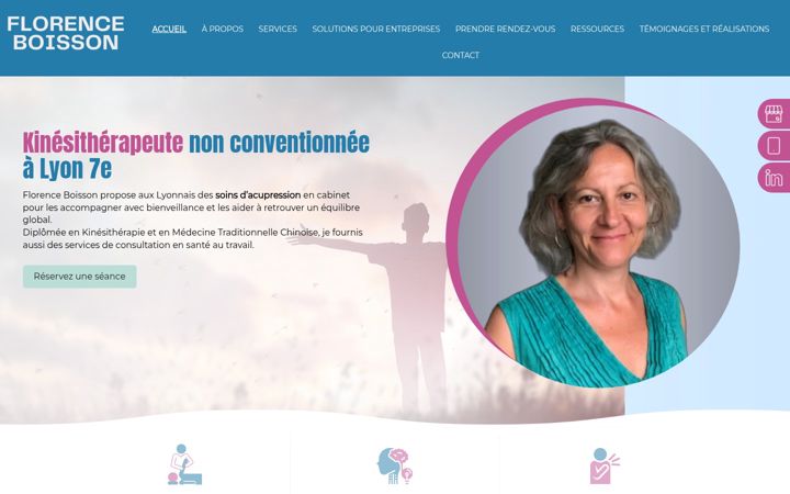 Screenshot of florenceboisson.fr