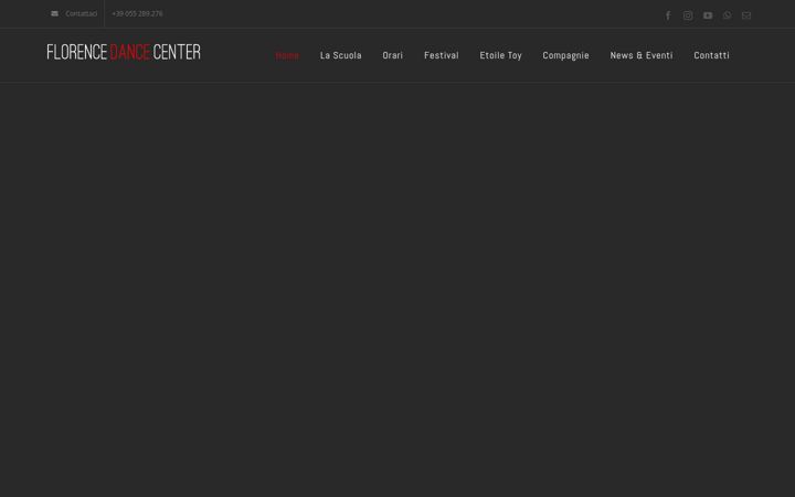 Screenshot of florencedance.org
