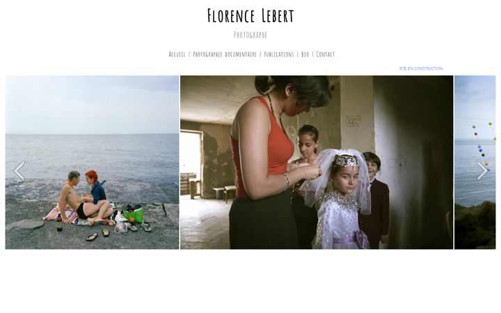 Screenshot of florencelebert.com