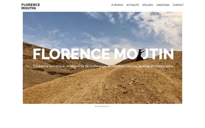 Screenshot of florencemoutin.com