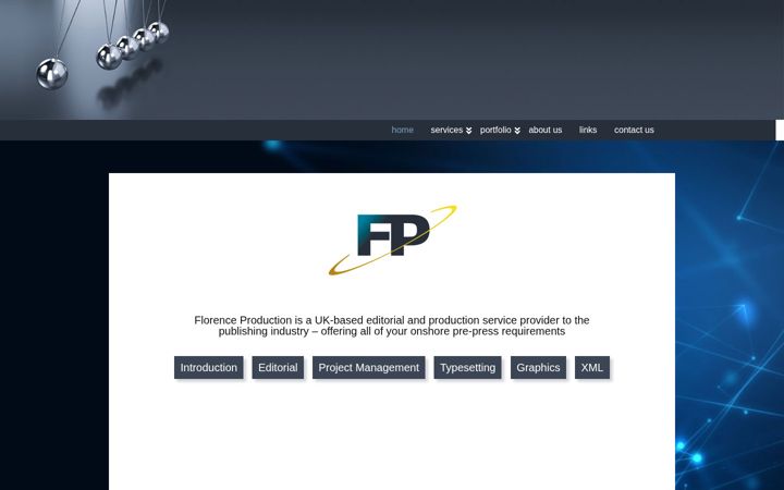 Screenshot of florenceproduction.co.uk