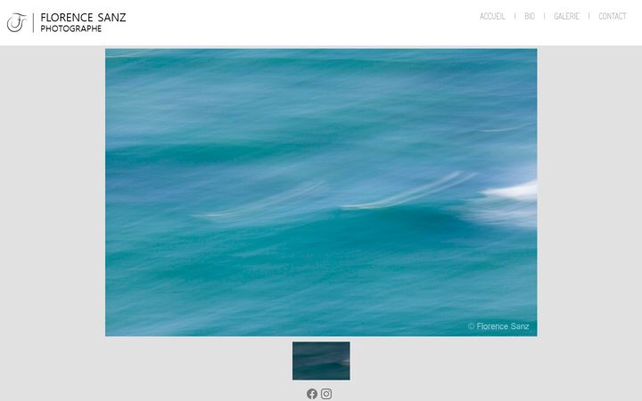 Screenshot of florencesanz.com