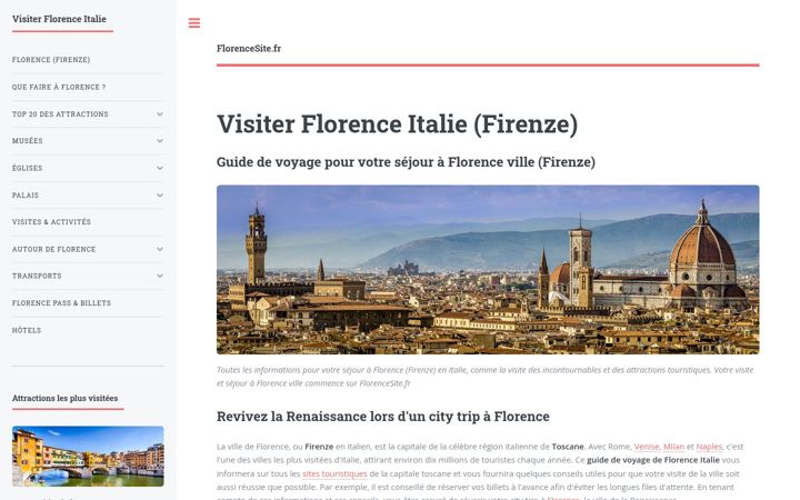 Snimka zaslona za florencesite.fr