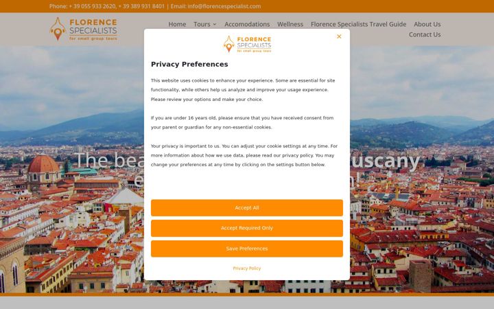 Screenshot of florencespecialist.com