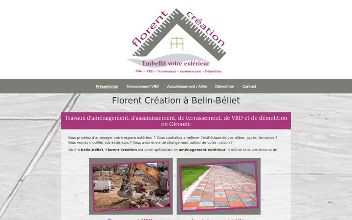 Screenshot of florent-creation-exterieur.fr