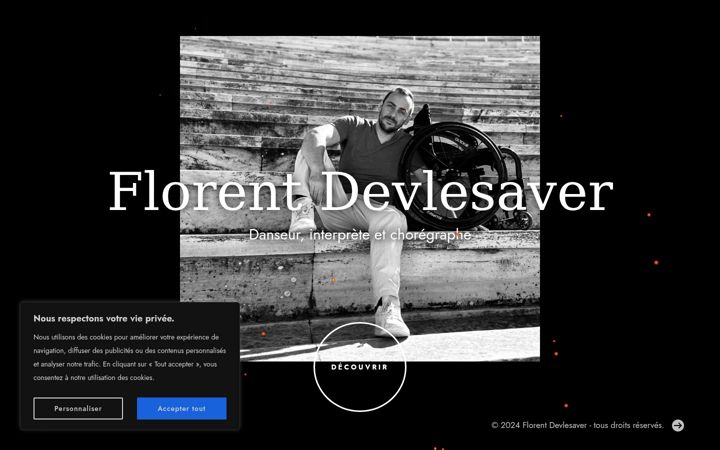 Screenshot of florent-devlesaver.be
