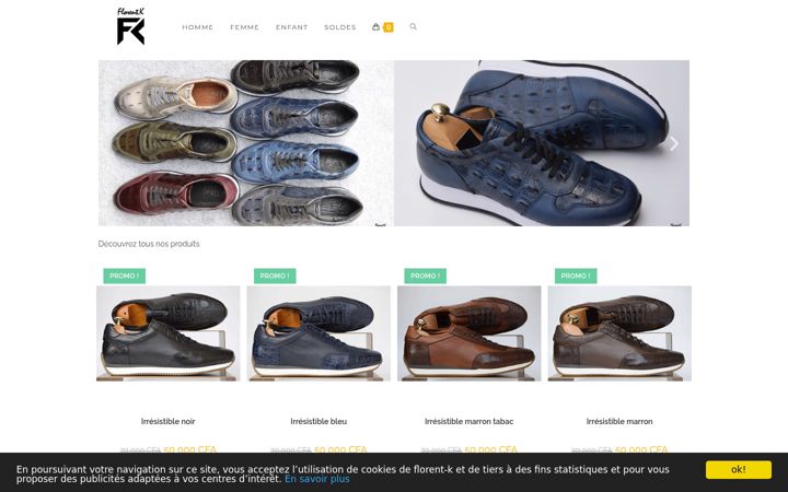 Screenshot of florent-k.com
