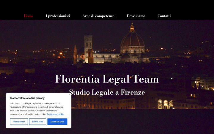Screenshot of florentialegalteam.it