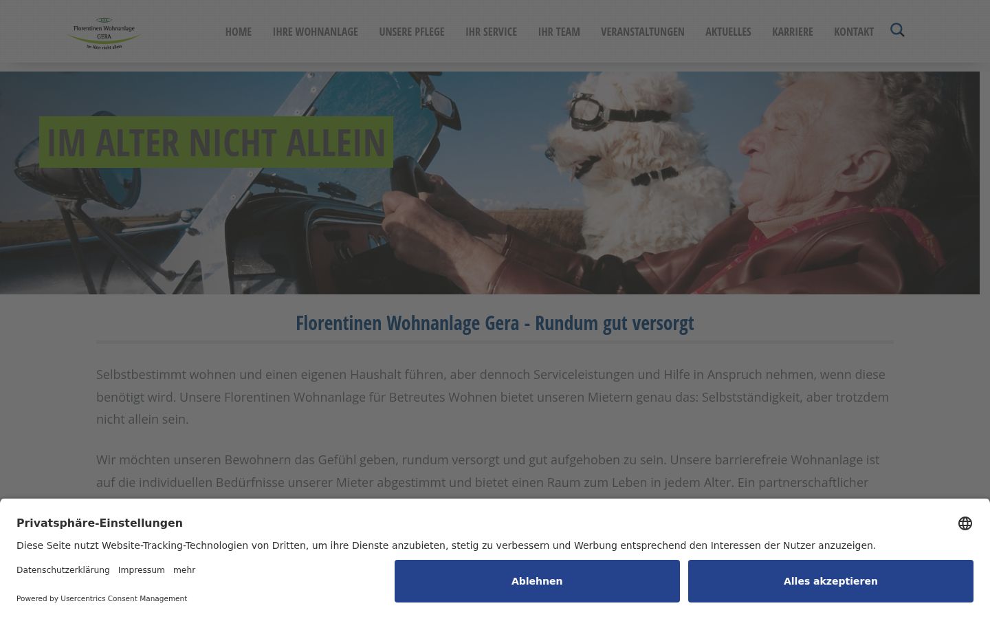 Screenshot tal-banner tal-kunsens muri qabel kwalunkwe interazzjoni