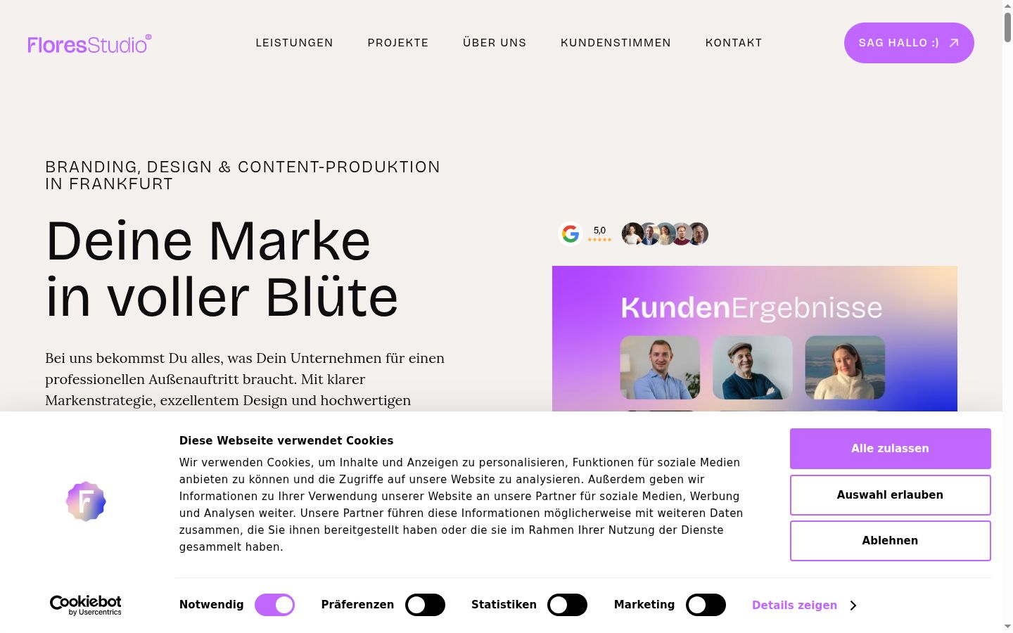 Screenshot tal-banner tal-kunsens muri qabel kwalunkwe interazzjoni