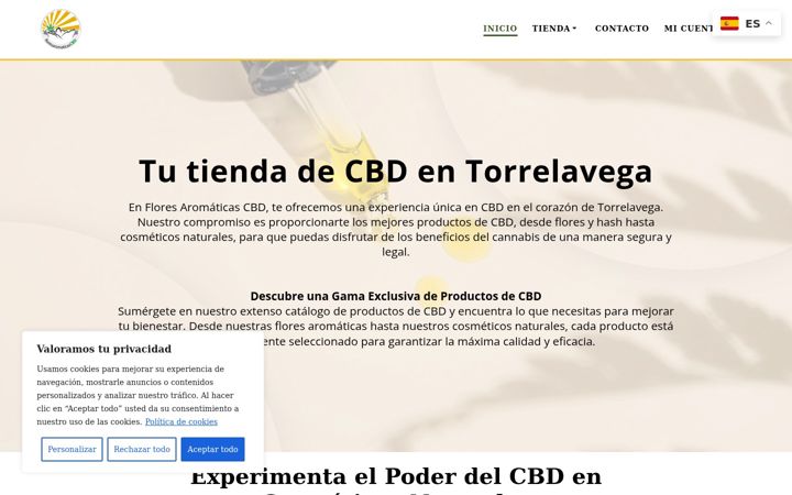 Screenshot of floresaromaticascbd.es
