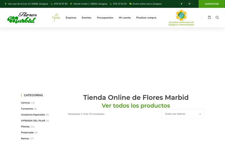 Screenshot ta' floresmarbid.es
