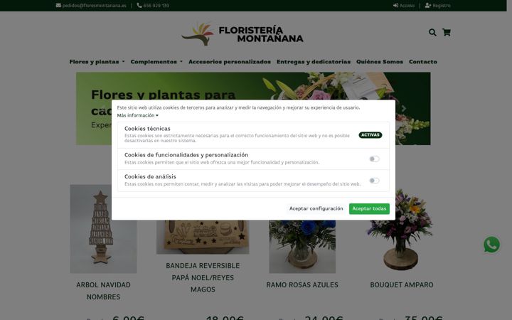 Screenshot ta' floresmontanana.es