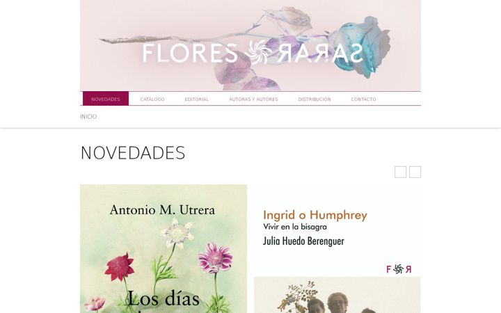 Screenshot ta' floresraras.es