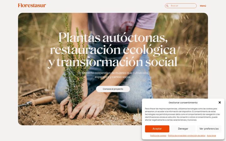 Screenshot of florestasur.es