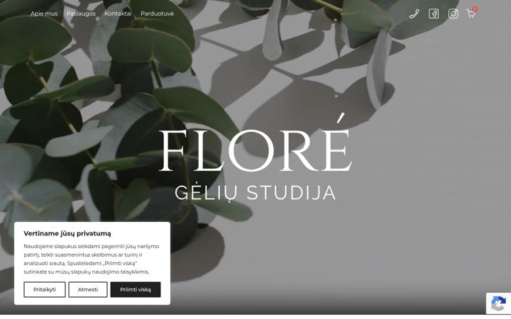 Screenshot von florestudija.lt