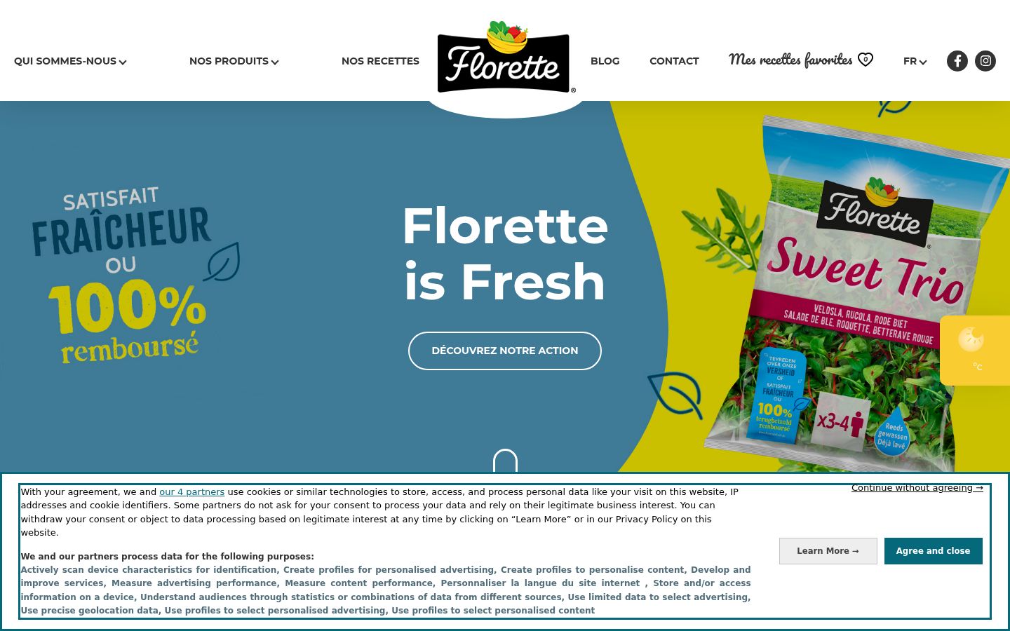 Sutikimo reklamjuostės, rodytos prieš bet kokią sąveiką, ekrano kopija