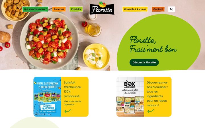 Screenshot of florette.com