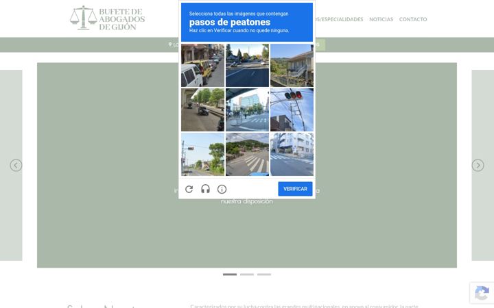 Screenshot of florezyrebollosabogados.es