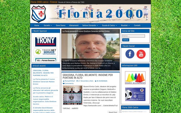 Ekrano kopija floria2000.it