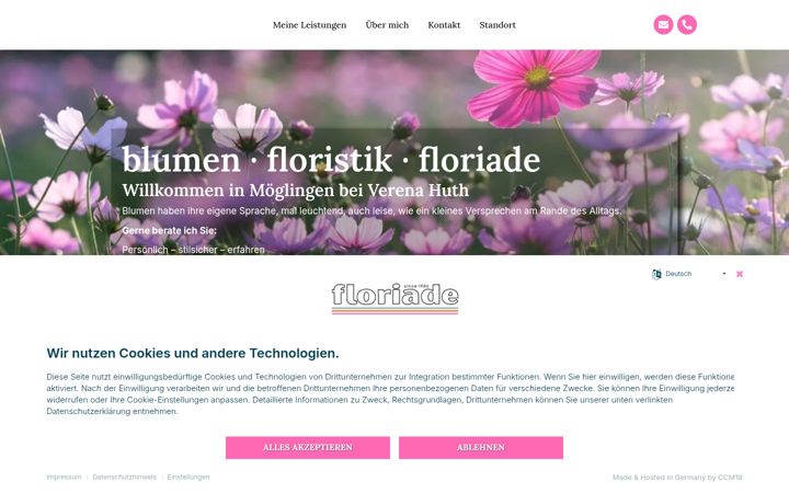 Zrzut ekranu floriade-moeglingen.de