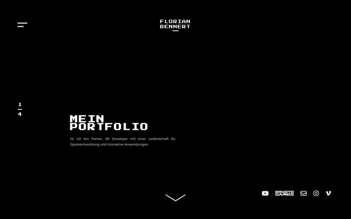 Screenshot of florian-bennert.com