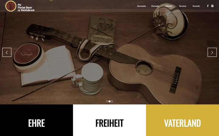 Screenshot of florian-geyer.at