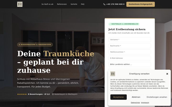 Screenshot of florian-hoynatzky.de