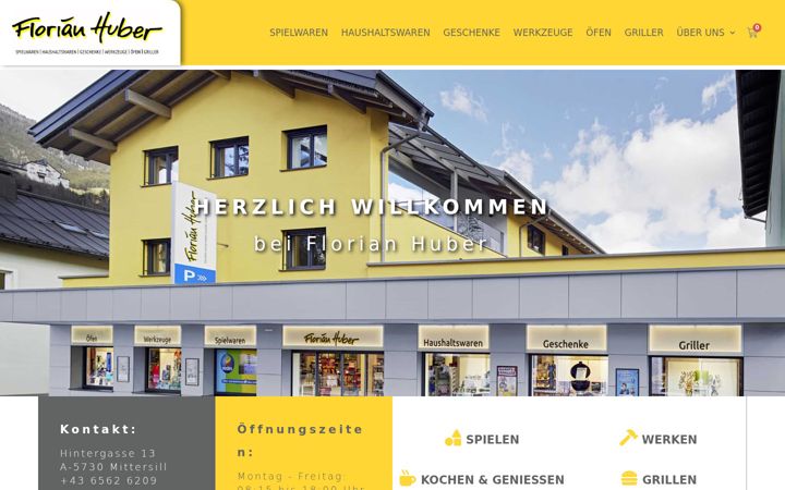 Screenshot of florian-huber.at