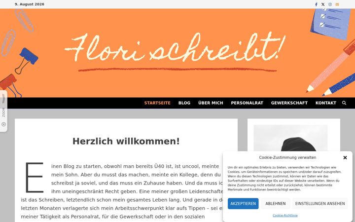 Screenshot of florian-kohl.net