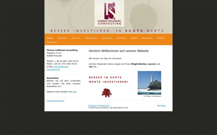 Screenshot of florian-sollfrank.de