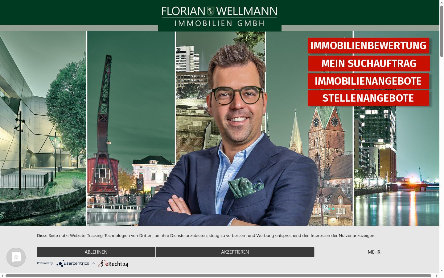 Screenshot van de toestemmingsbanner zoals getoond vóór enige interactie