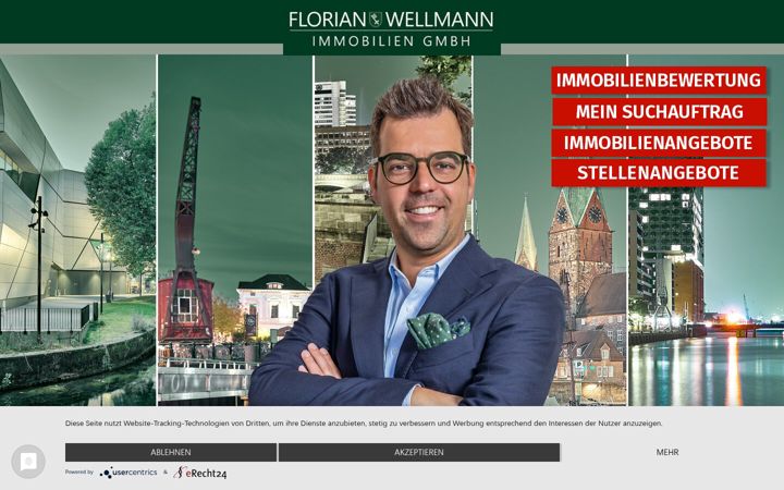 Skjámynd af florian-wellmann.de