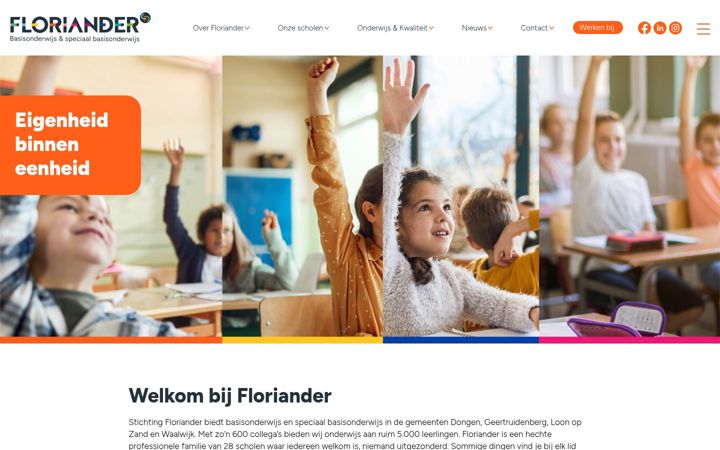 Screenshot of floriander.nl