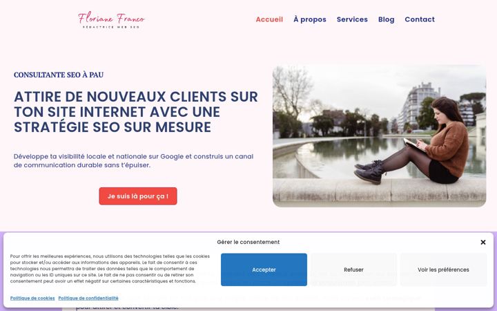 Screenshot of floriane-franco.com