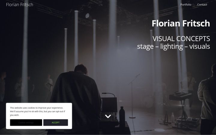 Screenshot of florianfritsch.net