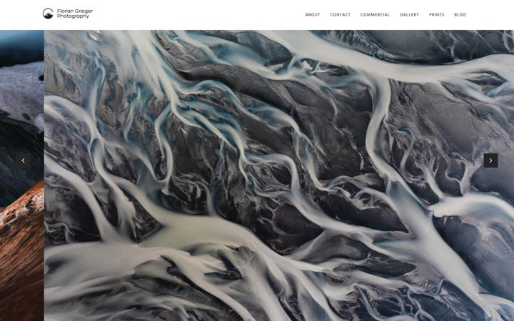 Screenshot of floriangrieger.com
