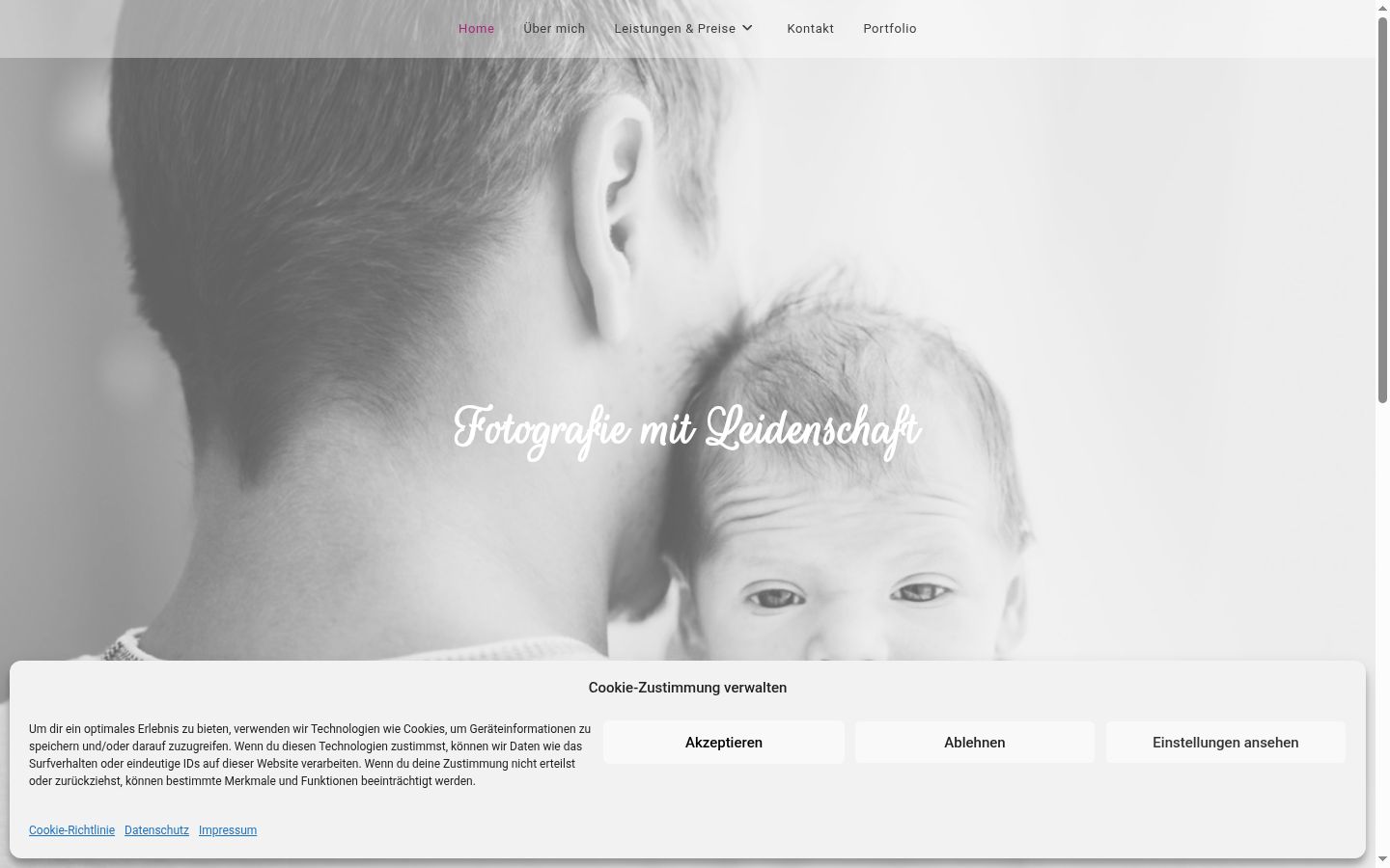 Screenshot tal-banner tal-kunsens muri qabel kwalunkwe interazzjoni