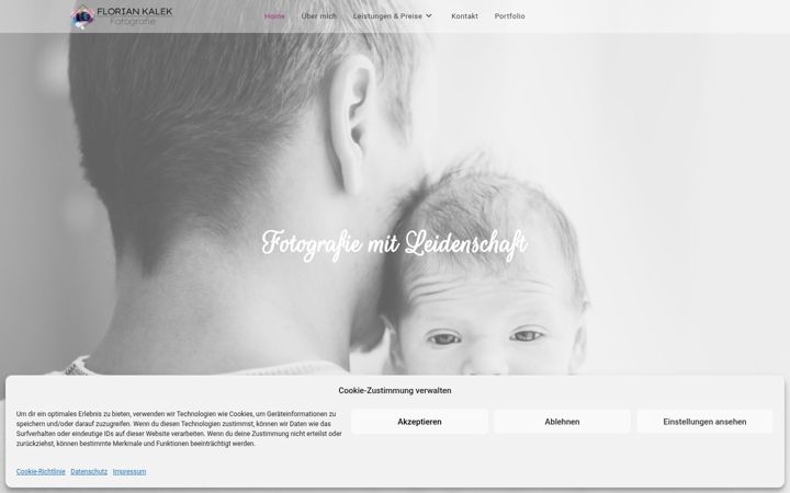 Captura de ecrã de floriankalek.de