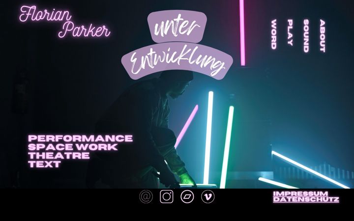 Captura de ecrã de florianparker.de